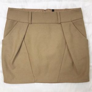 Stile Benetton Wool Blend Mini Skirt w/Pockets